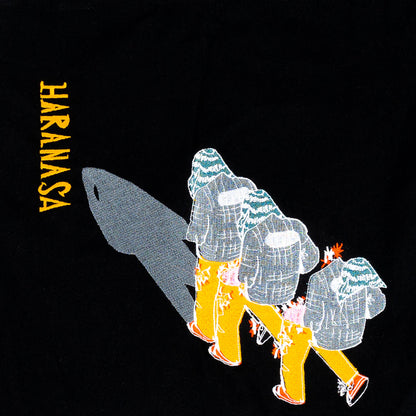 HARANASA Embroidered Tote Bag [Black]