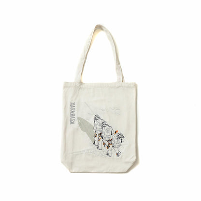HARANASA Embroidered Tote Bag [White]